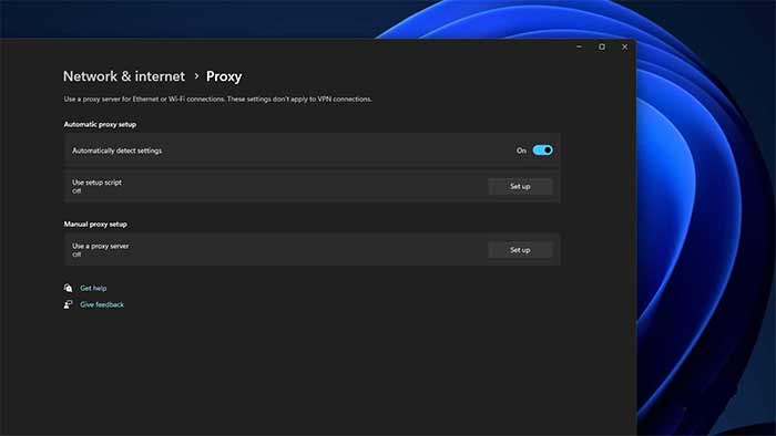 تنظیمات پروکسی در ویندوز 