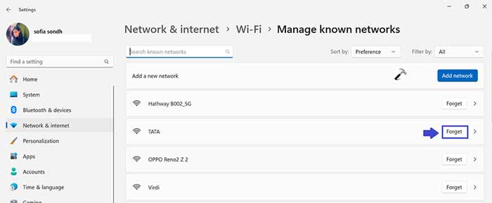 روش دوم: اتصال از طریق تنظیمات ویندوز (Settings) – مناسب وقتی Taskbar مشکل دارد