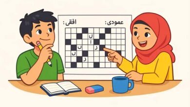 بهترین PDF جدول کلمات متقاطع فارسی